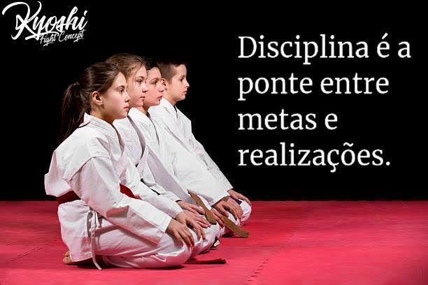 Disciplina é a ponte entre metas e realizações