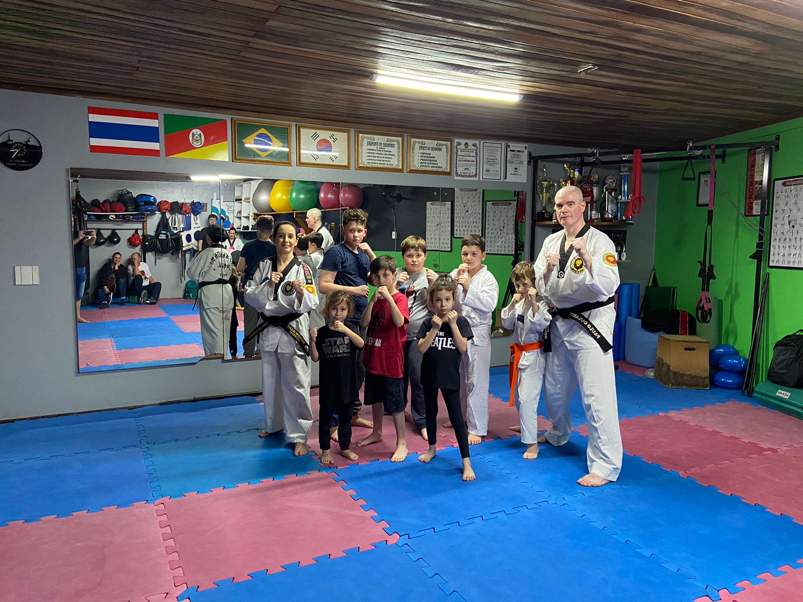 Foto que ilustra o final do treino