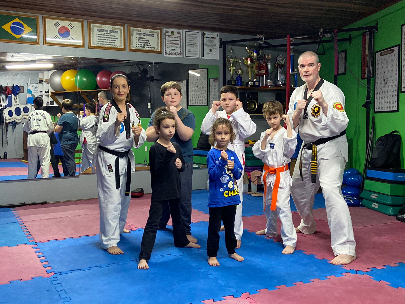 Foto que ilustra o final do treino