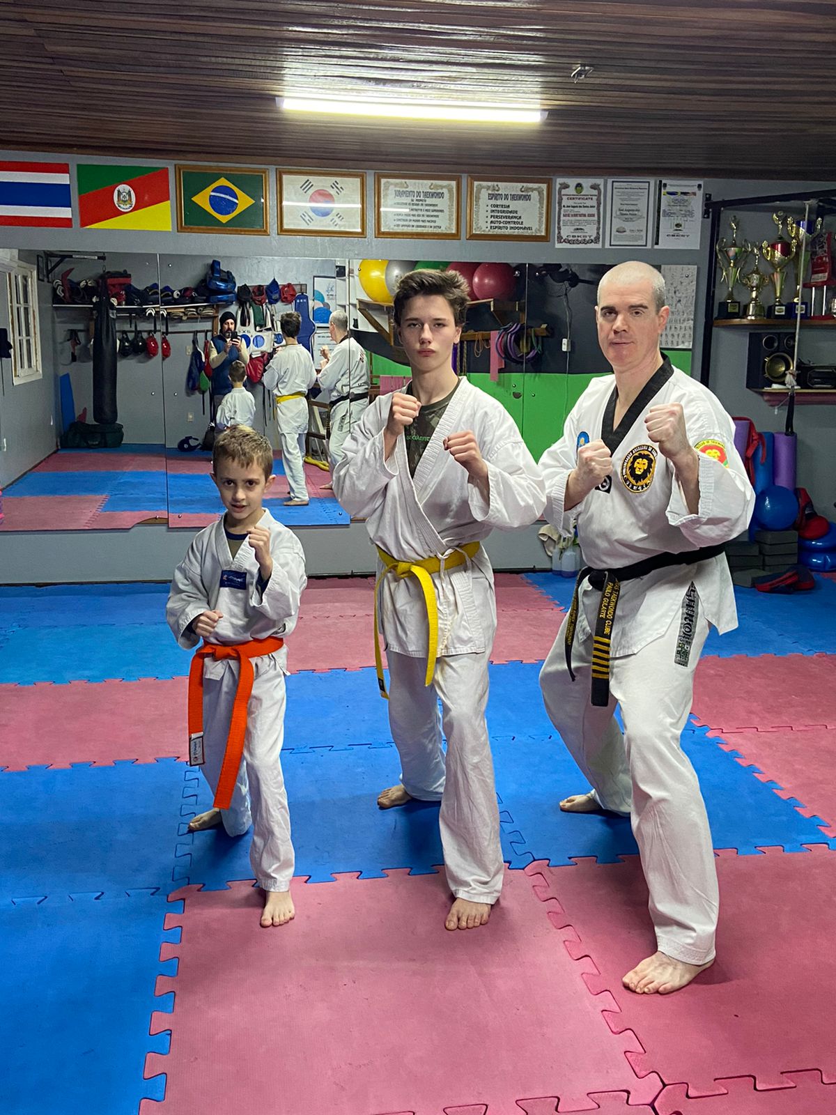 Foto que ilustra o final do treino